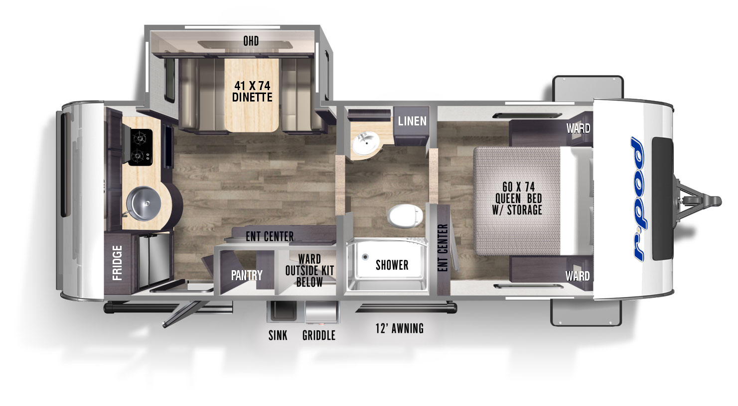 New 2024 Forest River R-POD 202